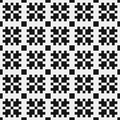 Fototapeta premium Abstract Cross Pattern Dots Logo generative computational art illustration