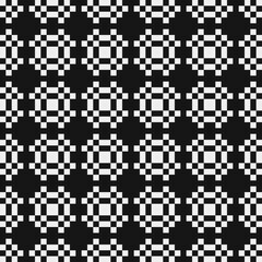 Fototapeta premium Abstract Cross Pattern Dots Logo generative computational art illustration