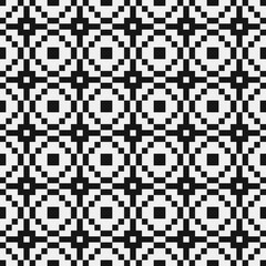 Fototapeta premium Abstract Cross Pattern Dots Logo generative computational art illustration