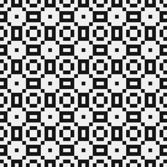 Fototapeta premium Abstract Cross Pattern Dots Logo generative computational art illustration