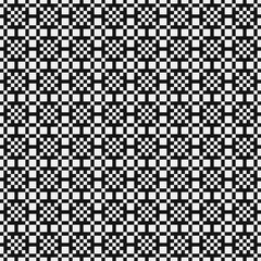 Abstract Cross Pattern Dots Logo generative computational art illustration