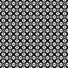 Fototapeta premium Abstract Cross Pattern Dots Logo generative computational art illustration