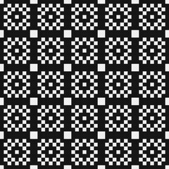 Fototapeta premium Abstract Cross Pattern Dots Logo generative computational art illustration