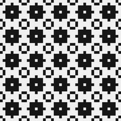 Fototapeta premium Abstract Cross Pattern Dots Logo generative computational art illustration