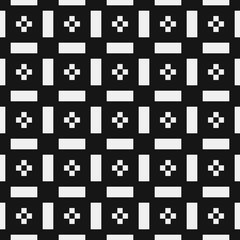 Naklejka premium Abstract Cross Pattern Dots Logo generative computational art illustration