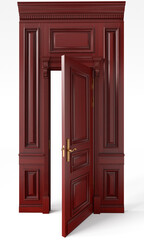 Obraz premium Classic door and panels in the interior of the room