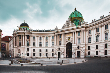 Fototapeta premium Hofburg Wien während des COVID-19 Lockdowns