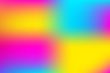 Abstract Gradient Mesh Blurred Background