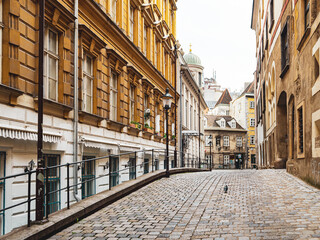 Griechengasse Wien während des COVID-19 Lockdowns