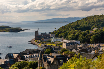 View over Oban from McCaig's Tower Scotland