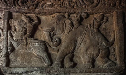 Papanatha Temple is located separately from the main group of Pattadakal temples