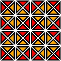 Seamless geometric pattern with triangles