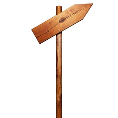 Holzpfeil zeigt nach oben