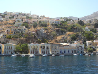 Sailing between the greek islands of Samos, Patmos, Lipsi, Leros, Kalymnos, Kos, Symi and Rhodes in Greece's Mediterranean Sea