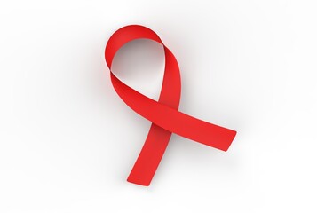 red ribbon aids awareness