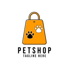 pets store logo vector design template
