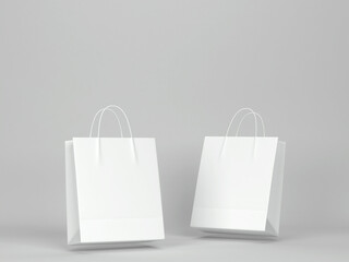 Blank shopping bag mockup