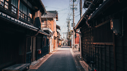 Obraz premium 城下町