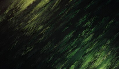 3D render dark green lines offset zigzags modern techno background.