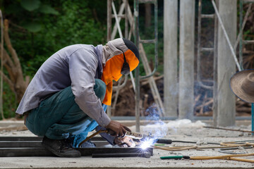 Welding steel