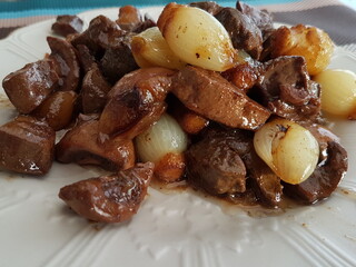 offals kidney, hearth, liver, spleen