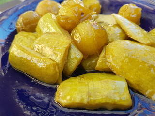 zucchini with sour plum. a sephardic food. Sour and delicious.
