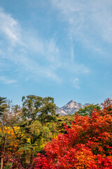 Bukhansan mountain at autumn in Seoul, Korea