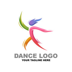Dance Color Logo Templates