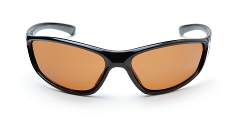 Plastic  sunglasses isolated.