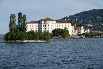 Fototapeta na wymiar Palazzo Borromeo auf der Isola Bella, Lago Maggiore