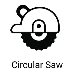 circular saw vector icon