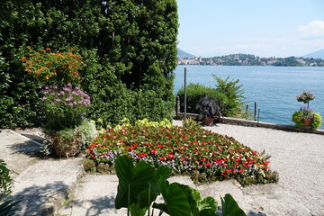 Obraz premium Blühende Gärten auf der Isola Madre, Lago Maggiore