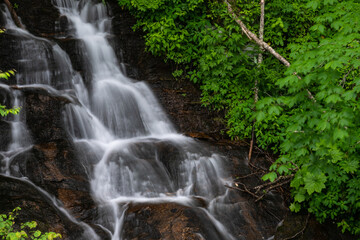 Refreshing Woodfin Cascade Along the Blue Ridge Parkway
