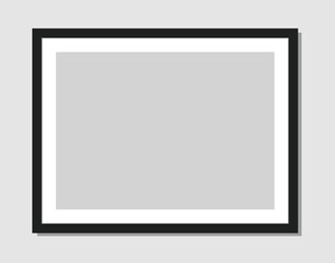 Blank Picture Frame with Room for Copy