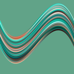 Modern colorful flow poster. Wave Liquid shape in blue color background. Art design for your design project.