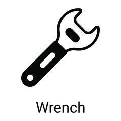 wrench vector icon