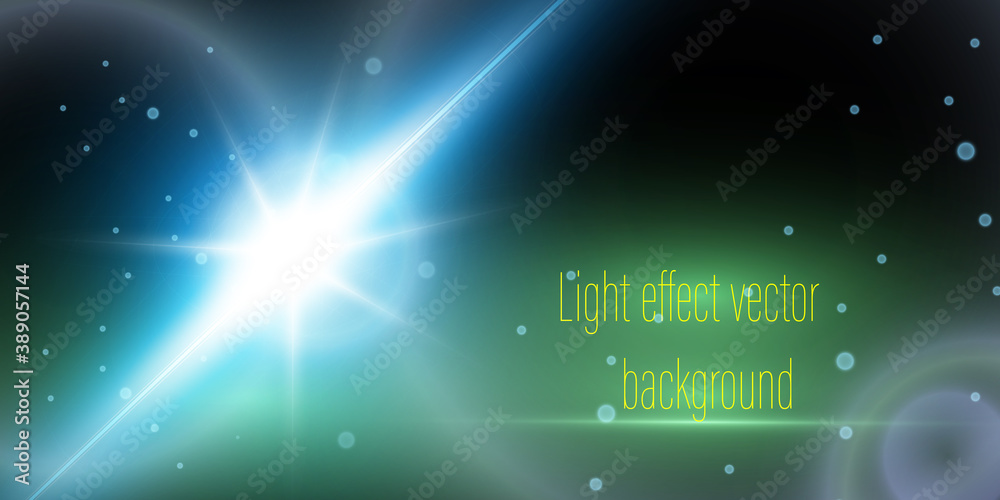 Poster light effect for background and illustration. image of light rays, stripes of lines with blue light,