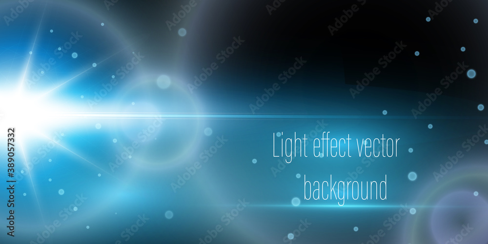 Poster light effect for background and illustration. image of light rays, stripes of lines with blue light,