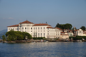 Fototapeta na wymiar Palazzo auf der Isola Bella, Lago Maggiore