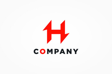 Simple Initial Letter Z Logo. Red Geometric Arrow Shapes isolated on White Background. Usable for Business and Branding Logos. Flat Vector Logo Design Template Element.