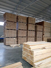 stack of wooden pallets