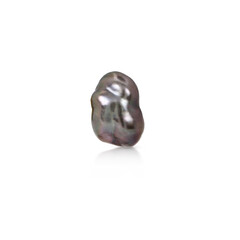 baroque pearls close-up isolated on white background
