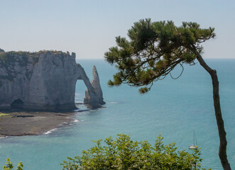 Cliffs of etretat / France 