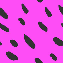 Multicolored Seamless Pattern for fabric design. Water splash paint splatter. Background texture old fabric. Ink paint Line vector.