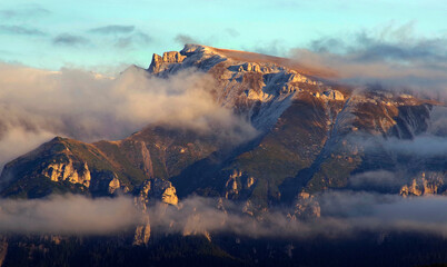 Alpine landscape of Bucegi Mountains, Romania, Europe