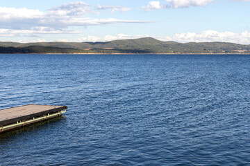 Iskar Reservoir near city of Sofia, Bulgaria