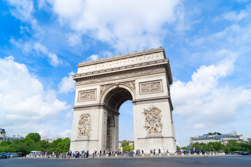 Fototapeta na wymiar Arc de triomphe, Paris, France