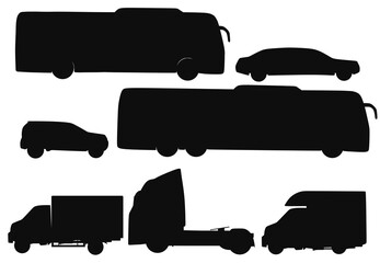 Various vehicles set. vector illustration © marijaobradovic