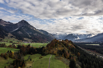 Blick zur Schöllanger Burg
