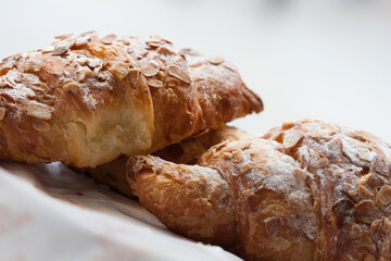 fresh baked croissant